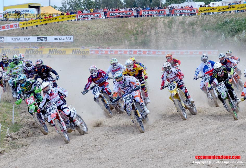 lo start della classe MX1 a Fermo