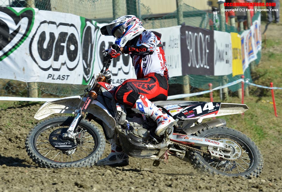 Samuel Zeni fa sua la MX2 a Castellarano (RE)