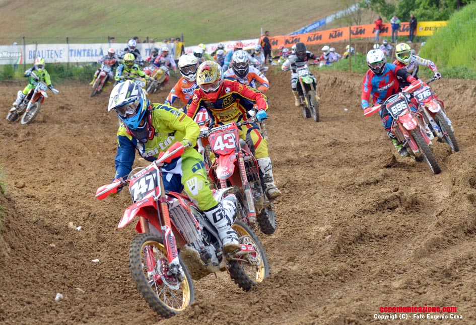 partenza della MX2 a Castiglione del Lago