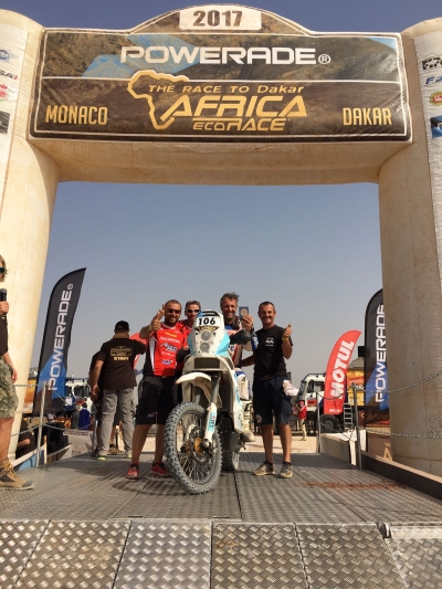 AFRICA ECO RACE 2017 - STEFANO “PELO” PELLONI AL TERZO TENTATIVO ARRIVA A DAKAR